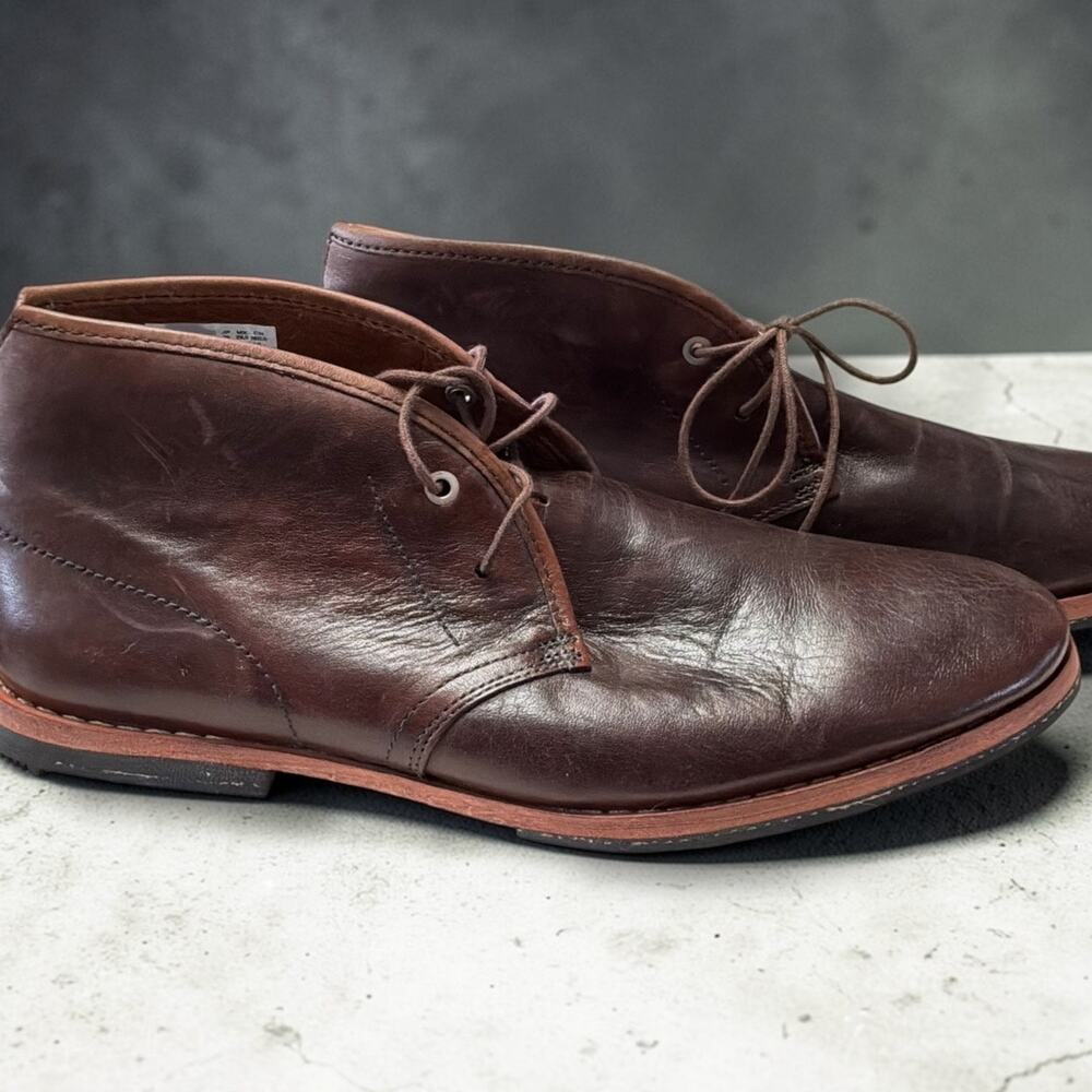 Men's Size 11 TIMBERLAND BOOT COMPANY Cordova Brown Leather Chukka Boots EUC